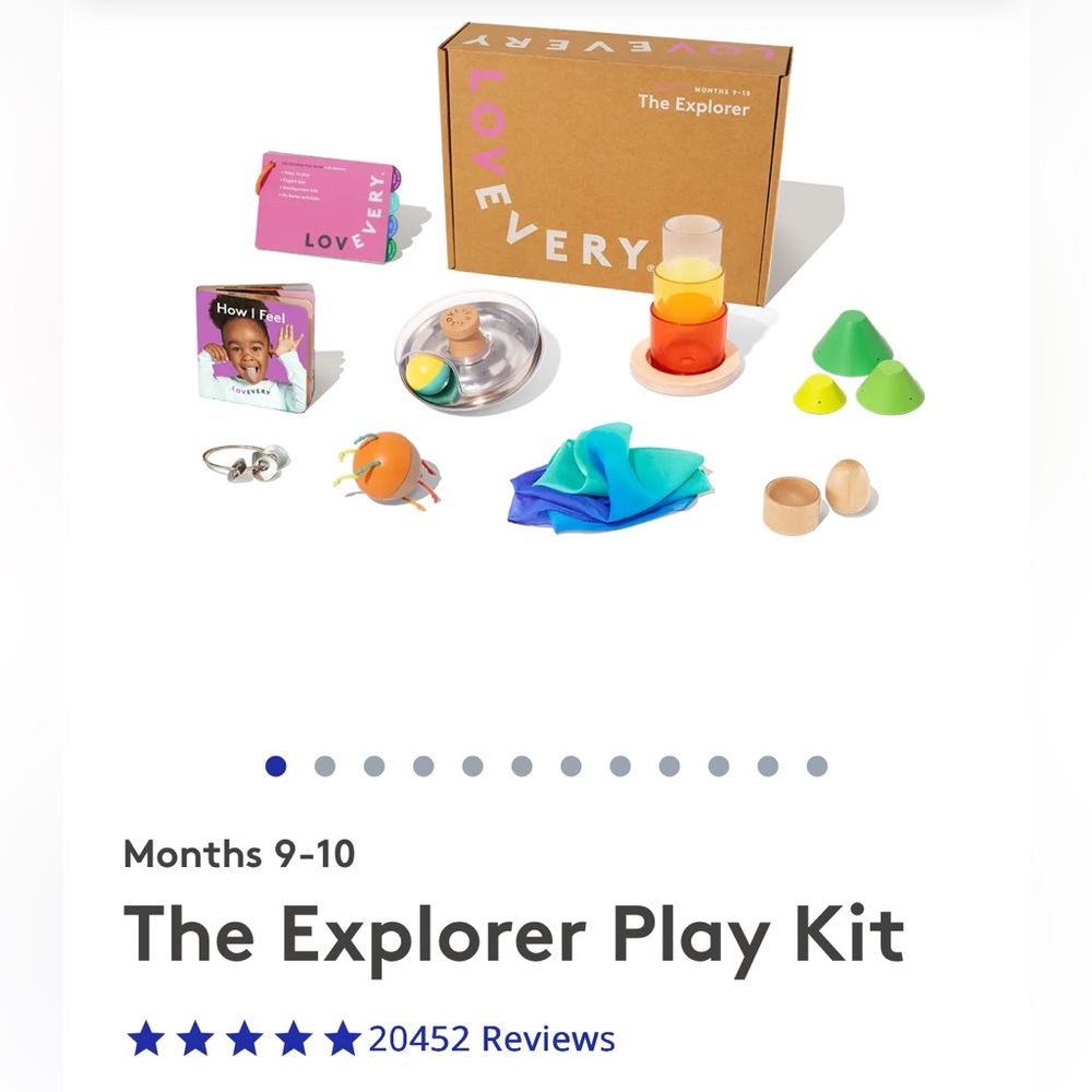 LOVEVERY - The Explorer Play Kit - Months 9-10